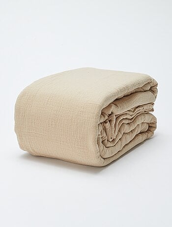 Parure de lit 2 personnes (200 x 200cm) en gaze de coton - Kiabi Home