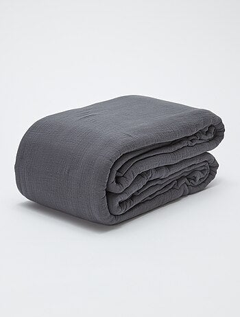 Parure de lit 2 personnes (200 x 200cm) en gaze de coton - Kiabi Home