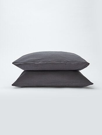 Parure de lit 2 personnes (200 x 200cm) en gaze de coton - Kiabi Home