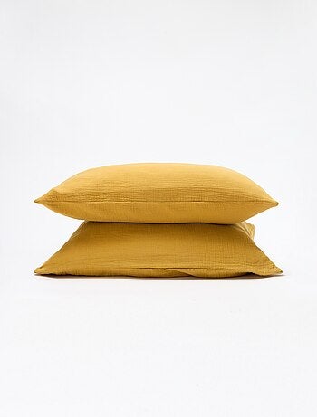 Parure de lit 2 personnes (200 x 200cm) en gaze de coton - Kiabi Home