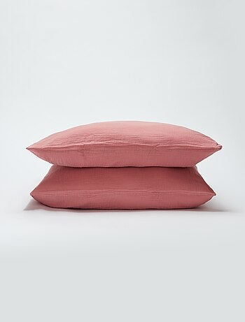 Parure de lit 2 personnes (200 x 200cm) en gaze de coton - Kiabi Home