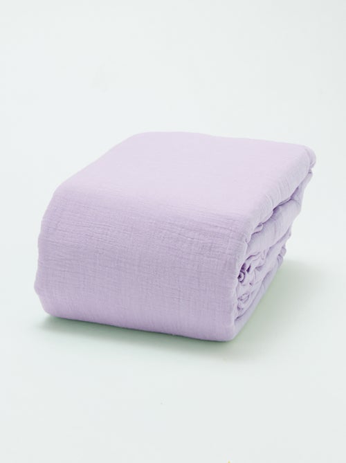 Parure de lit 2 personnes (200 x 200cm) en gaze de coton - Kiabi Home - Kiabi