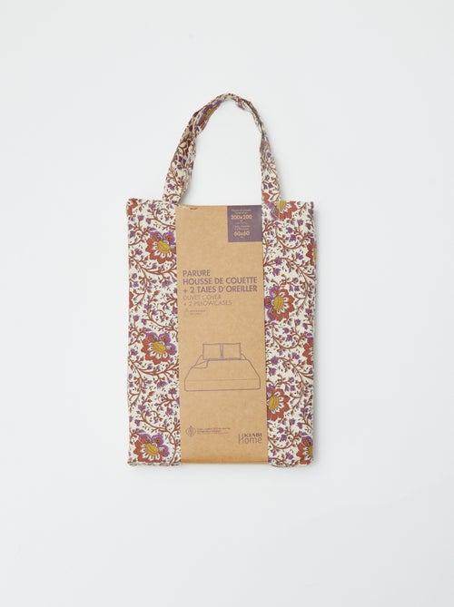 Parure de lit 2 personnes (200x200 cm) - Kiabi Home - Kiabi