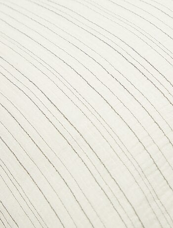 Parure de lit 2 personnes (200x200 cm) en gaze de coton - Kiabi Home