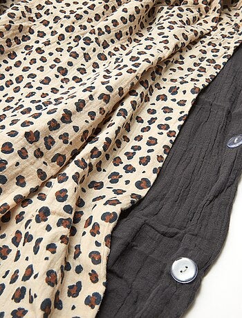 Parure de lit 2 personnes (200x200 cm) en gaze de coton - Kiabi Home