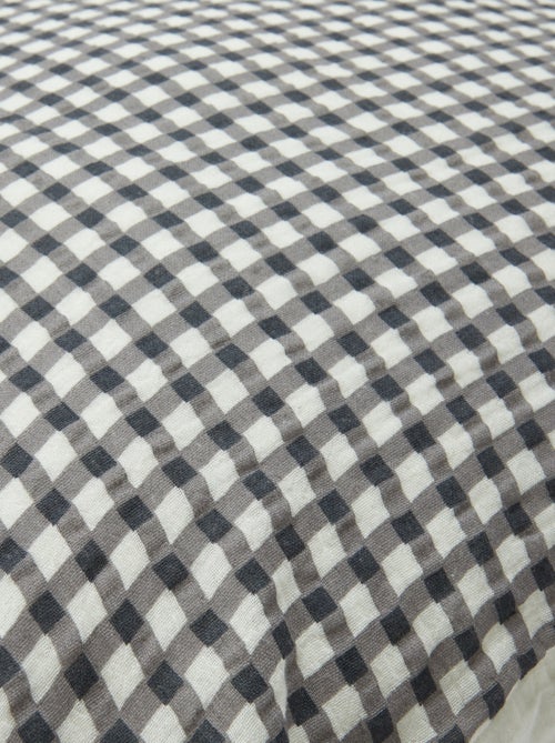 Parure de lit 2 personnes (200x200 cm) en gaze de coton - Kiabi Home - Kiabi