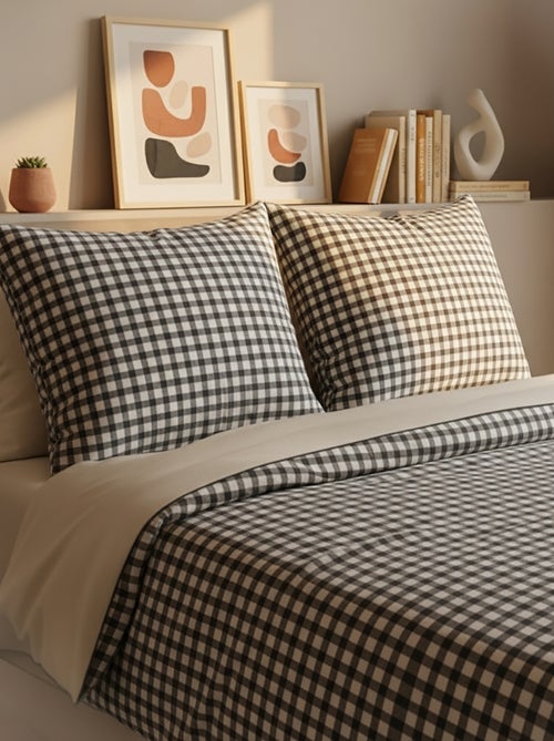 Parure de lit 2 personnes (200x200 cm) en gaze de coton - Kiabi Home - Kiabi