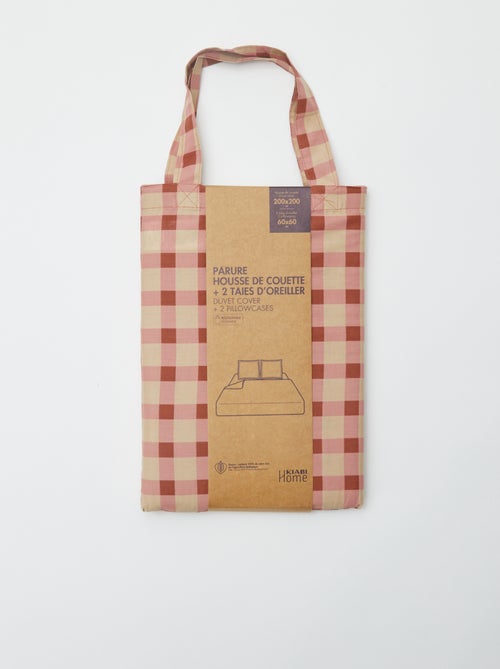 Parure de lit 2 personnes (200x200cm) - Kiabi Home - Kiabi