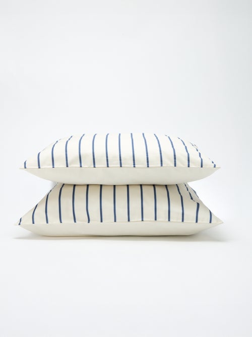 Parure de lit 2 personnes (240 x 220cm) en coton - Kiabi Home - Kiabi