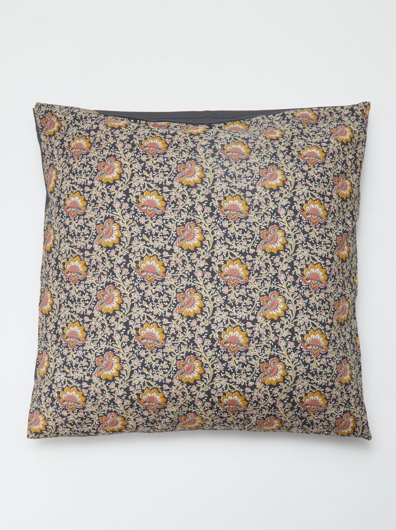 Parure de lit 2 personnes (240 x 220cm) en coton - Kiabi Home Gris - Kiabi