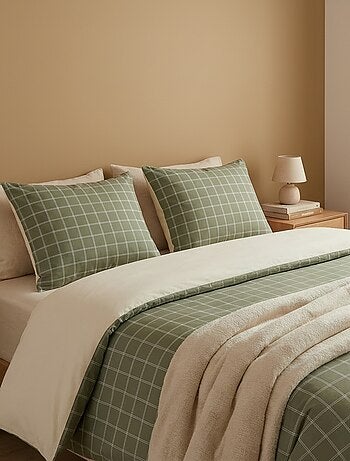 Parure de lit 2 personnes (240 x 220cm) en coton - Kiabi Home