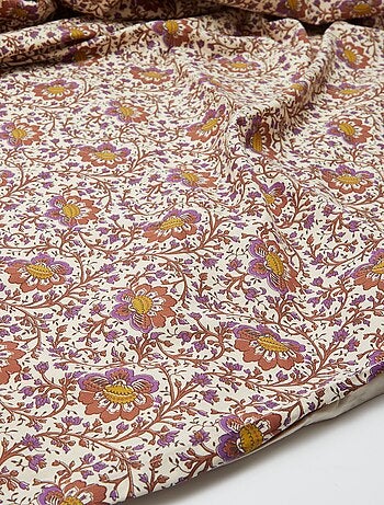 Parure de lit 2 personnes 240 x 220cm en coton 57 fils - Kiabi Home