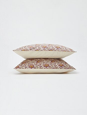 Parure de lit 2 personnes 240 x 220cm en coton 57 fils - Kiabi Home
