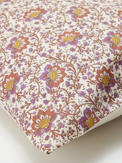 Parure de lit 2 personnes 240 x 220cm en coton 57 fils - Kiabi Home - Kiabi Parure de lit 2 personnes 240 x 220cm en coton 57 fils - Kiabi Home - Kiabi