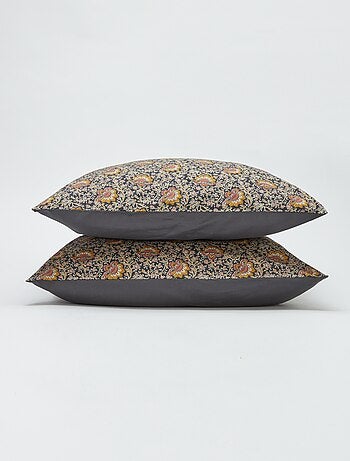 Parure de lit 2 personnes 240 x 220cm en coton 57 fils - Kiabi Home