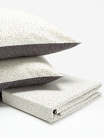 Parure de lit 2 personnes (240 x 220cm) en coton