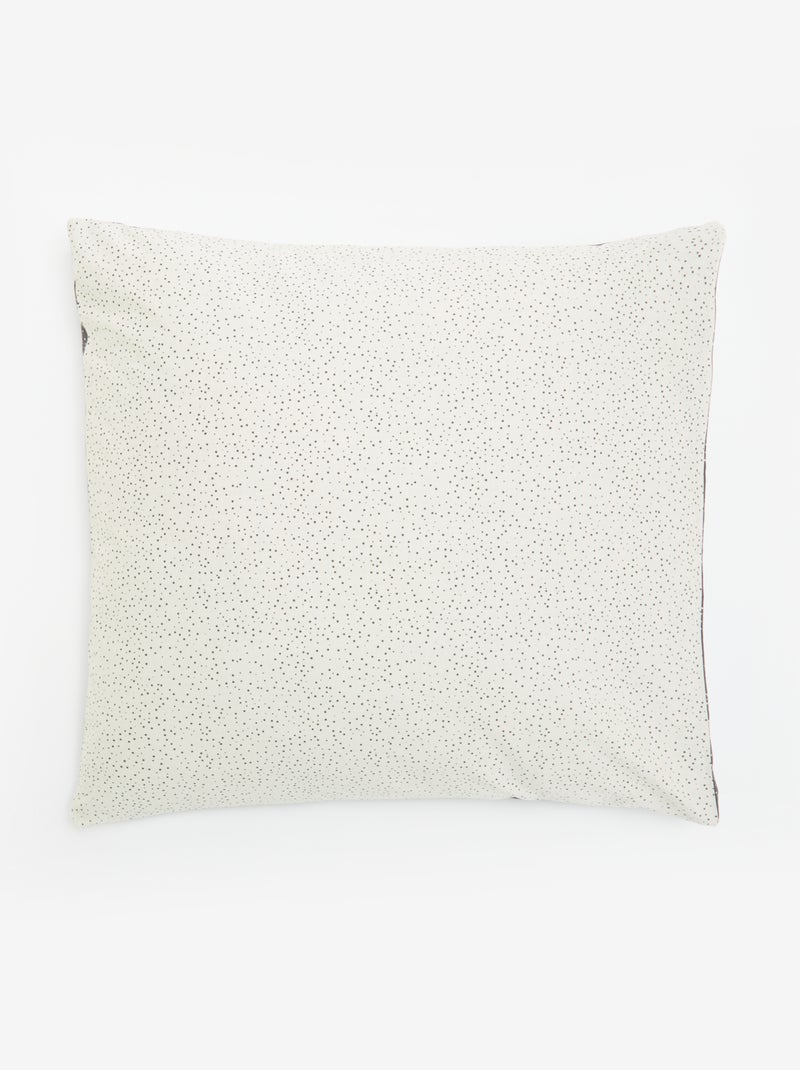 Parure de lit 2 personnes (240 x 220cm) en coton Gris - Kiabi