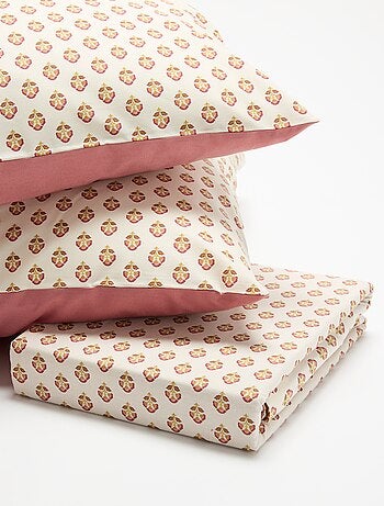 Parure de lit 2 personnes (240 x 220cm) en coton