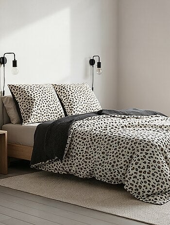 Parure de lit 2 personnes (240 x 220cm) en gaze de coton - Kiabi Home