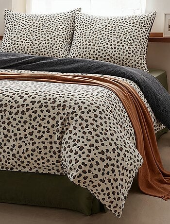 Parure de lit 2 personnes (240 x 220cm) en gaze de coton - Kiabi Home