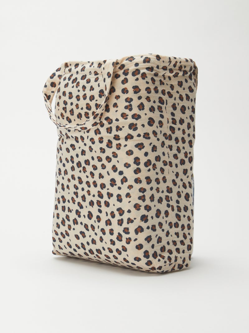 Parure de lit 2 personnes (240 x 220cm) en gaze de coton - Kiabi Home Beige/marron - Kiabi