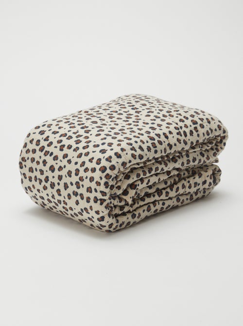 Parure de lit 2 personnes (240 x 220cm) en gaze de coton - Kiabi Home - Kiabi