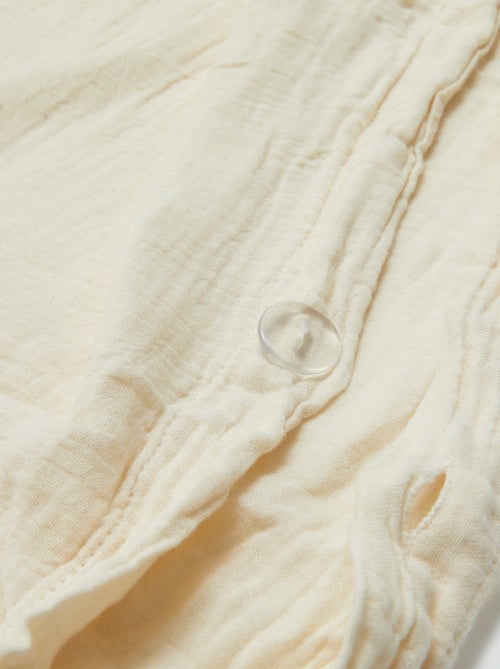 Parure de lit 2 personnes (240 x 220cm) en gaze de coton - Kiabi Home - Kiabi