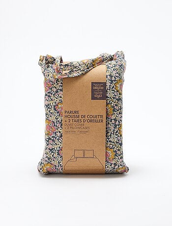 Parure de lit 2 personnes (240 x 220cm) en gaze de coton - Kiabi Home