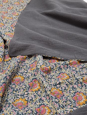 Parure de lit 2 personnes (240 x 220cm) en gaze de coton - Kiabi Home