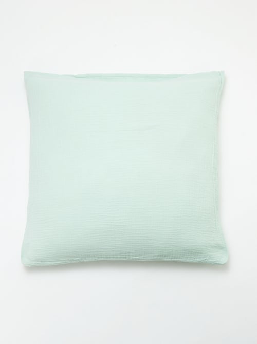 Parure de lit 2 personnes (240 x 220cm) en gaze de coton - Kiabi Home - Kiabi