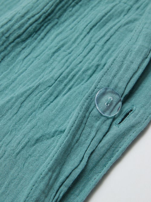 Parure de lit 2 personnes (240 x 220cm) en gaze de coton - Kiabi Home - Kiabi