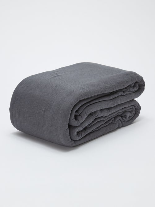 Parure de lit 2 personnes (240 x 220cm) en gaze de coton - Kiabi Home - Kiabi