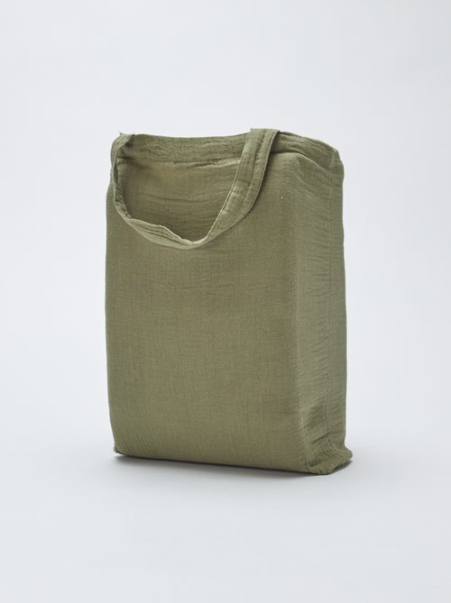 Parure de lit 2 personnes (240 x 220cm) en gaze de coton - Kiabi Home - Kiabi