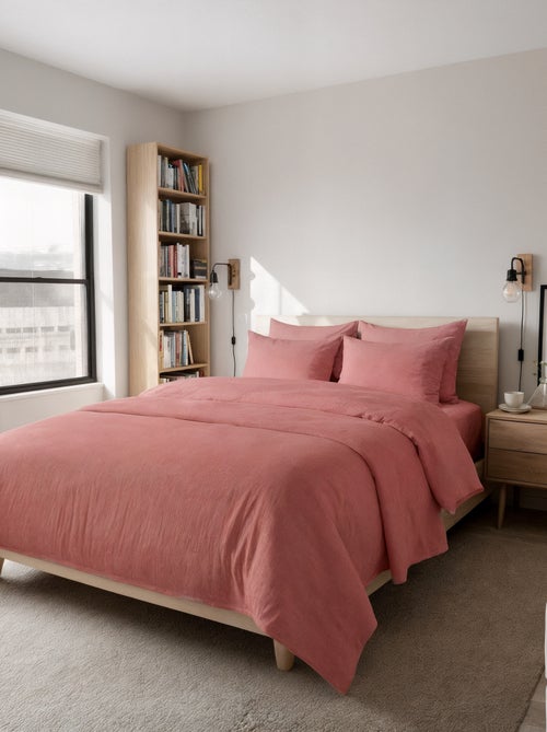 Parure de lit 2 personnes (240 x 220cm) en gaze de coton - Kiabi Home - Kiabi