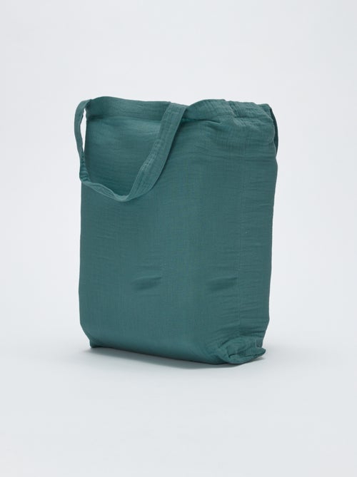 Parure de lit 2 personnes (240 x 220cm) en gaze de coton - Kiabi Home - Kiabi