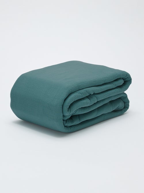 Parure de lit 2 personnes (240 x 220cm) en gaze de coton - Kiabi Home - Kiabi