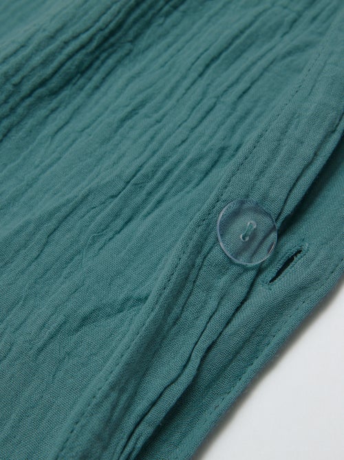 Parure de lit 2 personnes (240 x 220cm) en gaze de coton - Kiabi Home - Kiabi