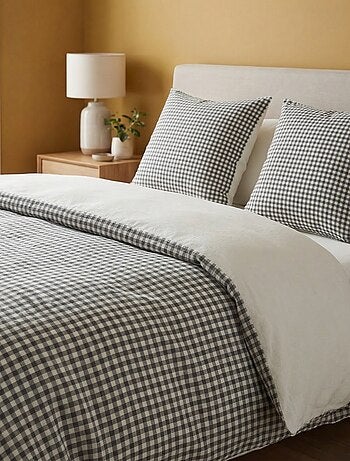 Parure de lit 2 personnes (240 x 220cm) en gaze de coton - Kiabi Home