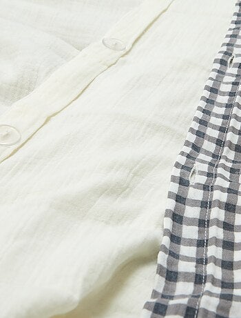 Parure de lit 2 personnes (240 x 220cm) en gaze de coton - Kiabi Home