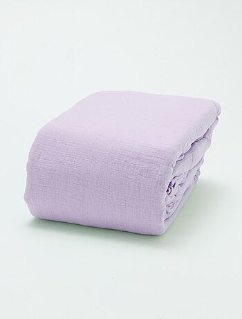 Parure de lit 2 personnes (240 x 220cm) en gaze de coton - Kiabi Home