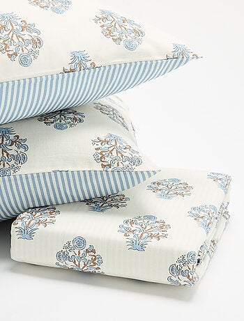 Parure de lit 2 personnes 240x220 cm en coton