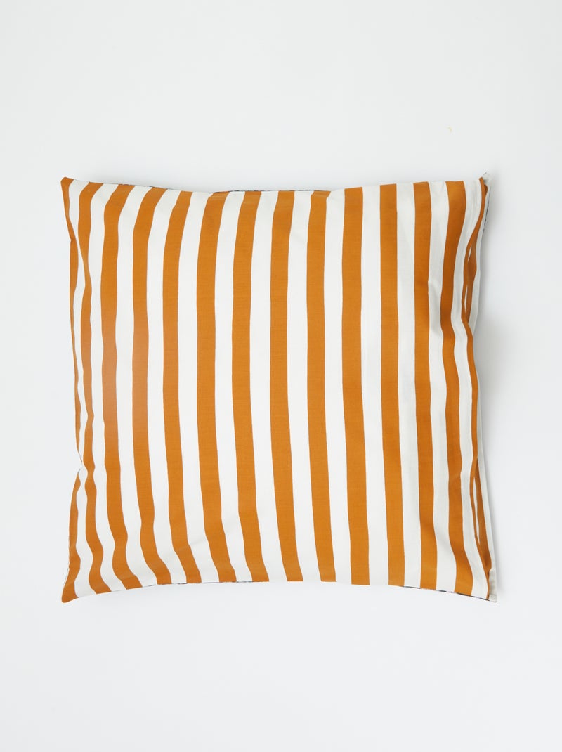 Parure de lit 2 personnes (260 x 240 cm) en coton - Kiabi Home JAUNE - Kiabi