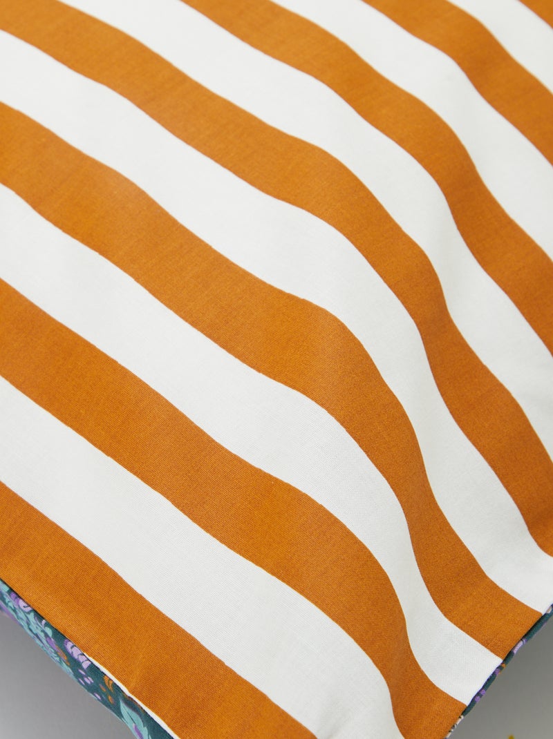 Parure de lit 2 personnes (260 x 240 cm) en coton - Kiabi Home JAUNE - Kiabi