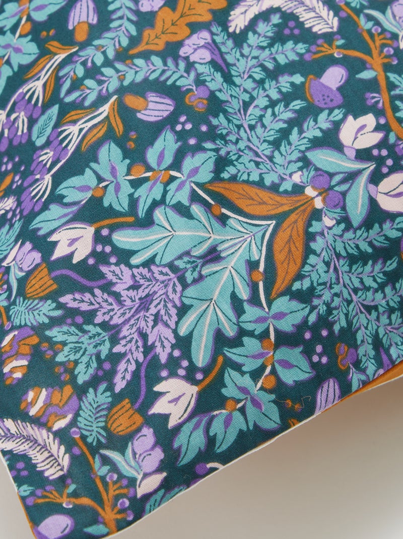 Parure de lit 2 personnes (260 x 240 cm) en coton - Kiabi Home JAUNE - Kiabi