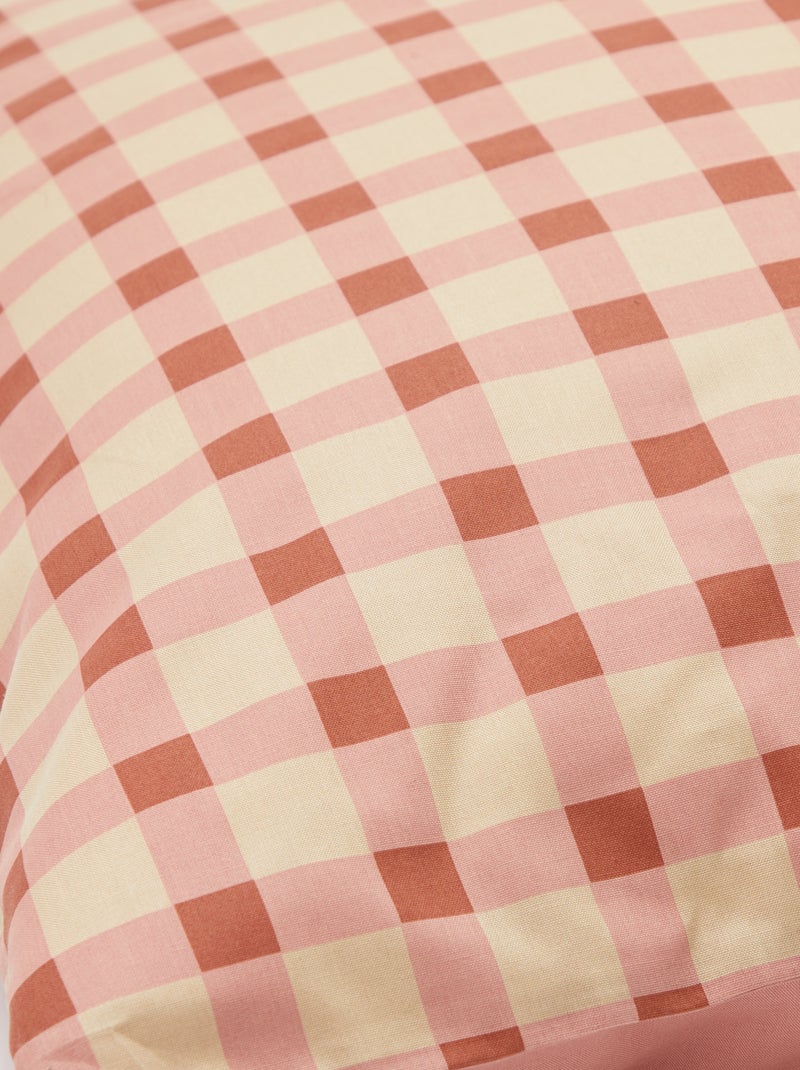 Parure de lit 2 personnes (260 x 240 cm) en coton - Kiabi Home ROSE - Kiabi