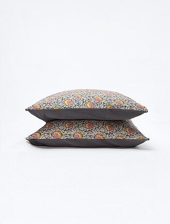 Parure de lit 2 personnes (260x240cm) en gaze de coton - Kiabi Home