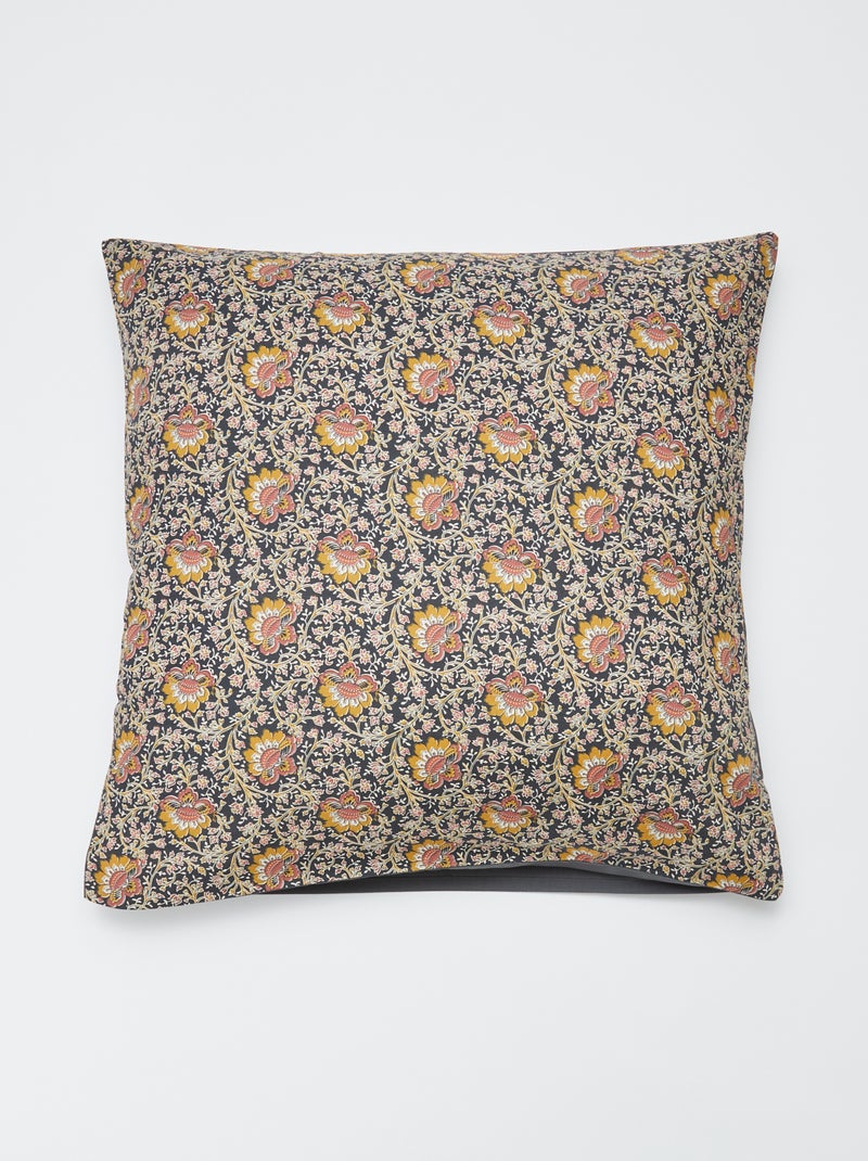 Parure de lit 2 personnes (260 x 240cm) en coton - Kiabi Home Gris - Kiabi
