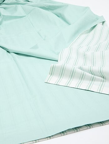 Parure de lit 2 personnes (260 x 240cm) en coton - Kiabi Home