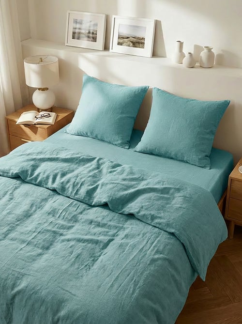 Parure de lit 2 personnes (260 x 240cm) en gaze de coton - Kiabi Home - Kiabi