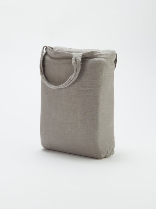 Parure de lit 2 personnes (260 x 240cm) en gaze de coton - Kiabi Home - Kiabi